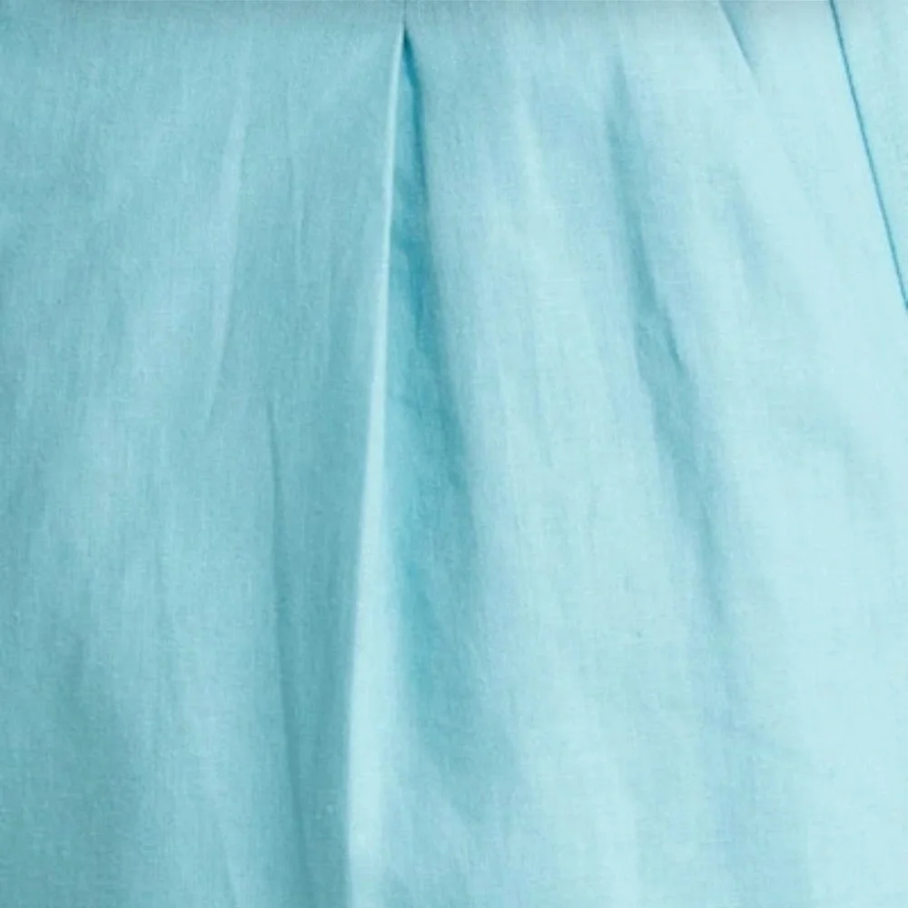 Nordstrom Open Edit Linen Blend Bermuda Shorts in Teal Shore ~M - Picture 6 of 6